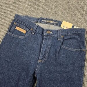 Texas Jeans Womens 8 Blue Flared Regular Stretch 28x33 Mid‎ Rise 5-Pocket 31x33
